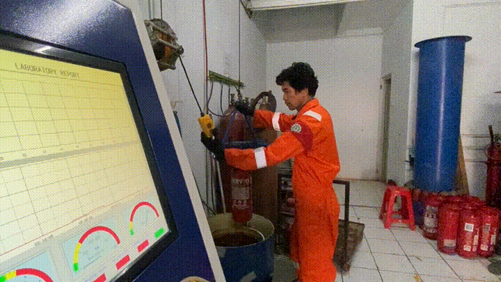video proses hydrotest tabung apar