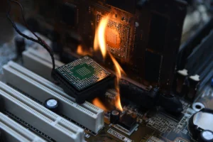 kebakaran mainboard server