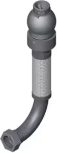 Hygood discharge hose check valve assembly 3"