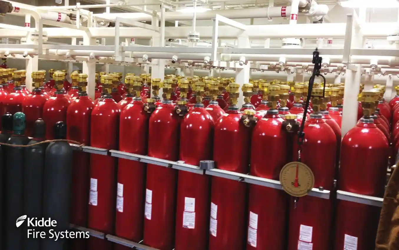 Instalasi pipa fire suppression systems untuk CO2 high pressure