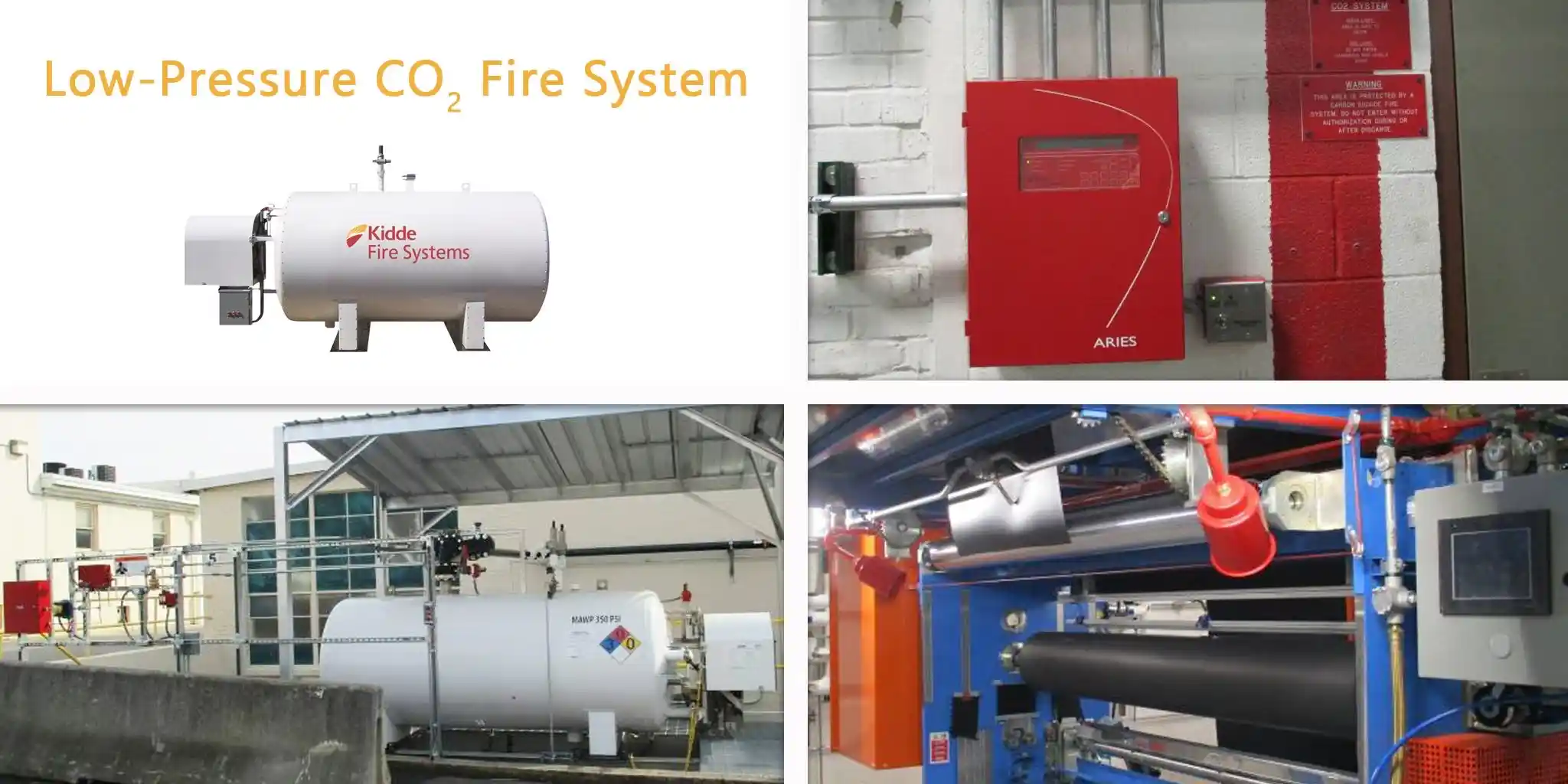 Instalasi pipa fire suppression systems untuk CO2 high pressure