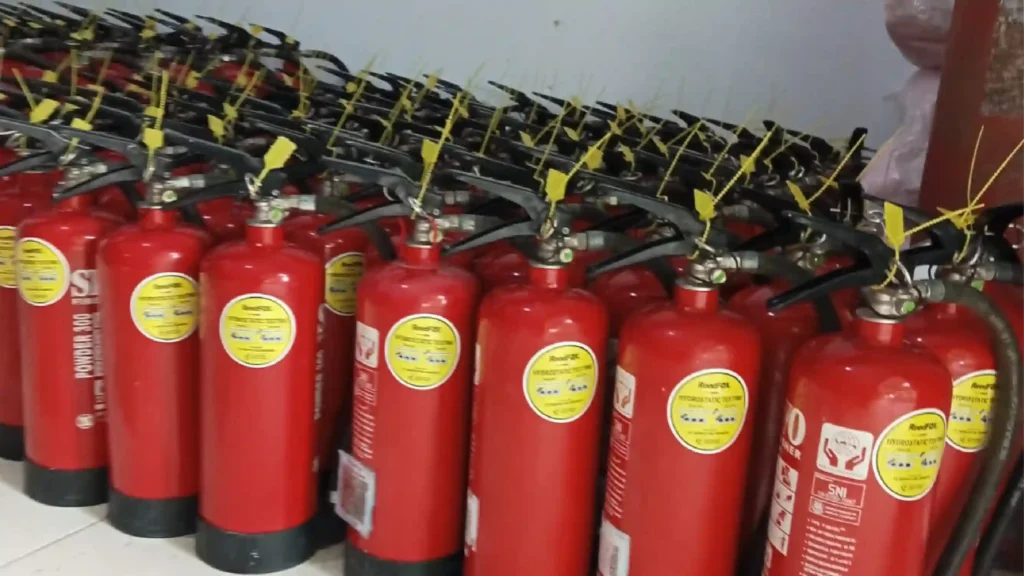 sticker label hydrotest apar