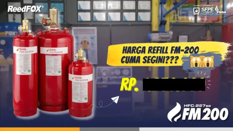 Biaya harga refill FM200 HFC-227ea Harga FM-200 Fire Suppression Systems