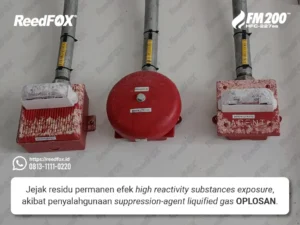 efek refill gas fm200 oplosan