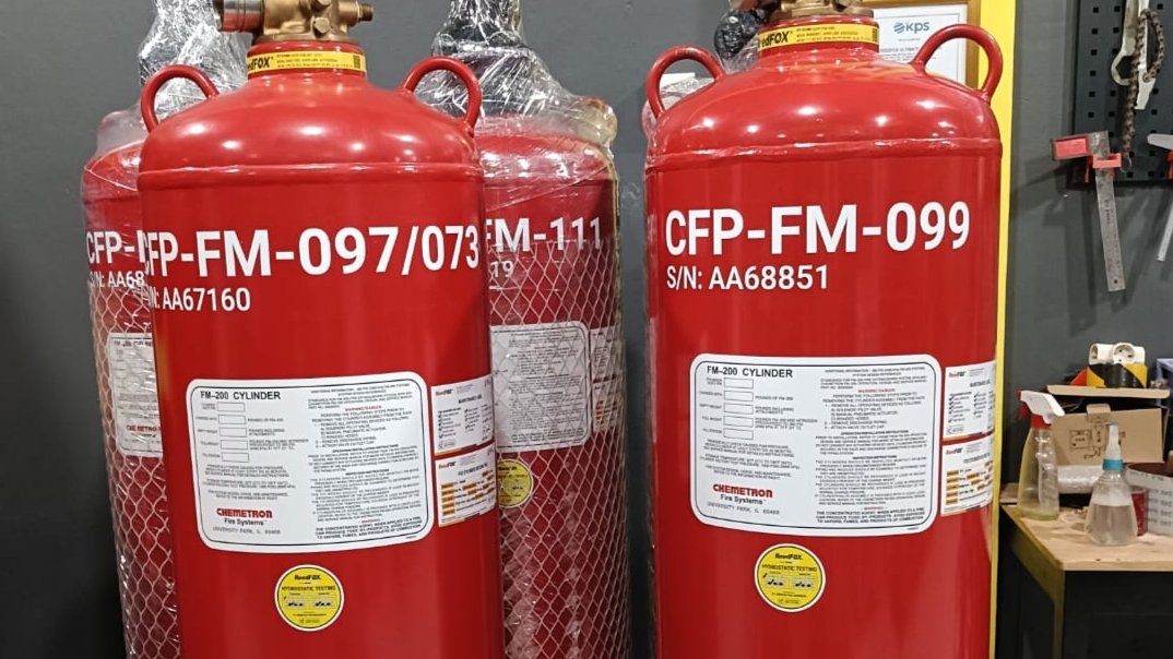 maintenance label tabung refill fm200