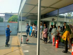Giat Sosialisasi Demo Tata Cara Penggunaan APAR dan Pencegahan Kebakaran di PT Natura Karunia Agung