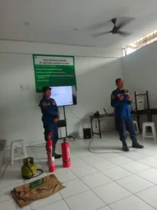 Giat Sosialisasi Demo Tata Cara Penggunaan APAR dan Pencegahan Kebakaran di PT Natura Karunia Agung