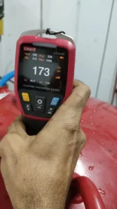 Proses hydrotest tabung FM200 milik Holcim