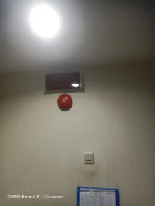 alarm bell dan lampu gas discharge