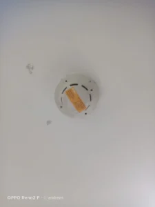 label inspeksi smoke detector fm200