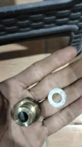 Kondisi burst disc yang pecah Refill Novec-1230 Indocement