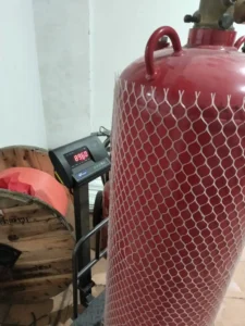 Timbangan berat kosong refill Novec-1230 Indocement