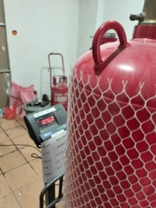 Timbangan berat isi refill Novec-1230 Indocement