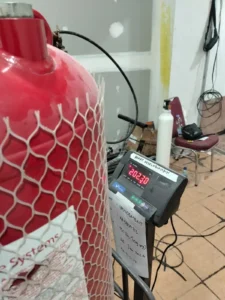 Total berat keseluruhan refill Novec-1230 Indocement