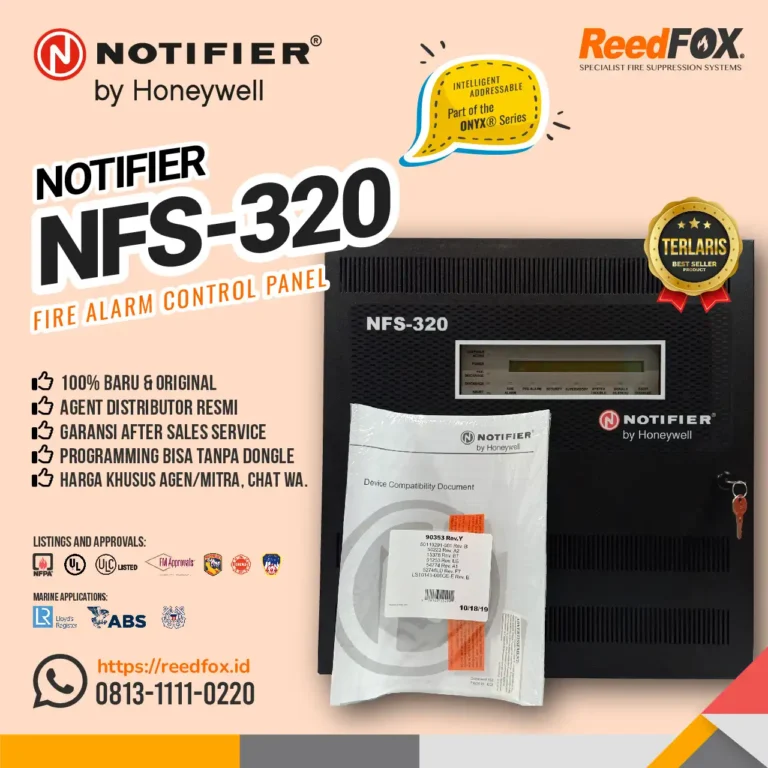 Harga Panel Control Fire Alarm Notifier NFS-320 by Honeywell