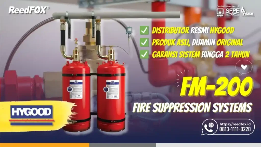 hygood fm200 clean agent gas hfc227ea fire suppression systems