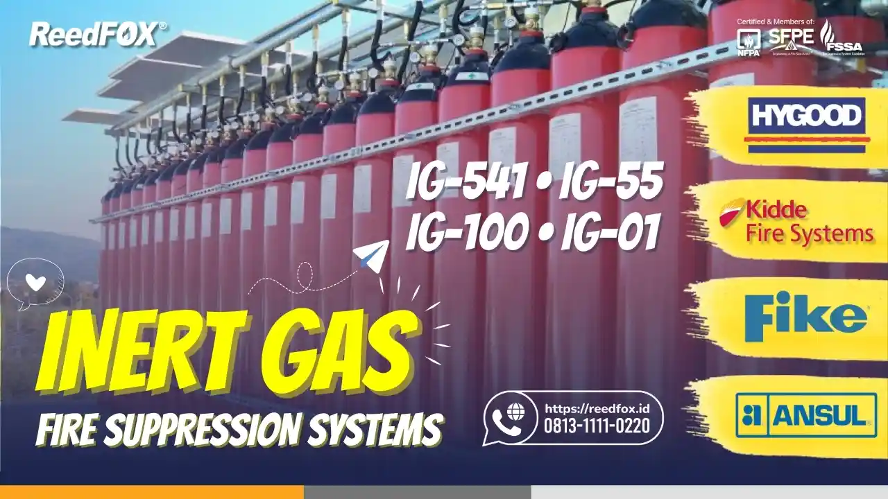 Inert gas fire suppression systems ig-541 ig-55 ig-01 ig-100 proinert inergen argonite kidde fike hygood ansul