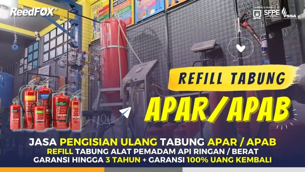 Refill APAR Pengisian Ulang tabung APAR APAB Pemadam Api
