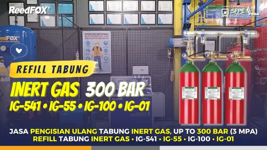 Refill Inert Gas IG-541 IG-55 IG-100 IG-01