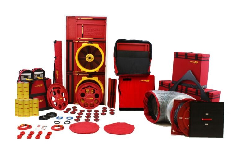 jasa door fan test room integrity testing ruang server data center fm200