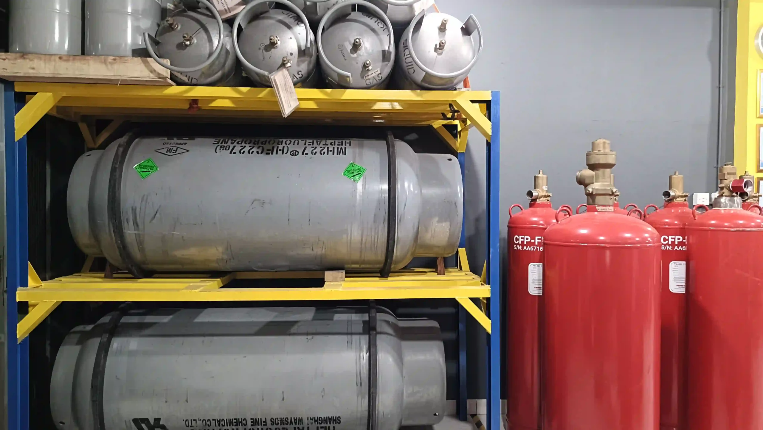 Stok bulk tank clean agent gas refill FM200 HFC-227ea dan novec FK5112