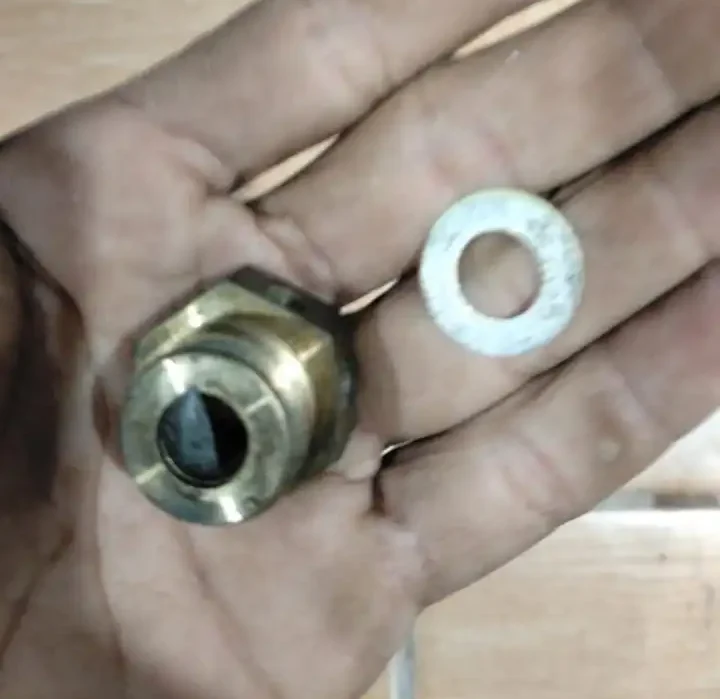 Kondisi burst disc yang pecah Refill Novec-1230 Indocement